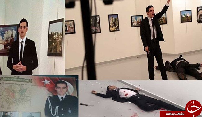عکس قاتل سفیر روسیه با اردوغان لو رفت