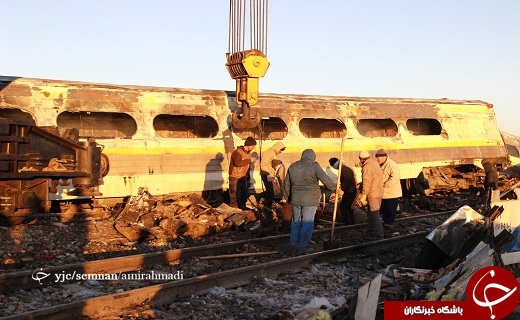 برخورد دو قطار در ایستگاه هفت خوان به روایت تصویر