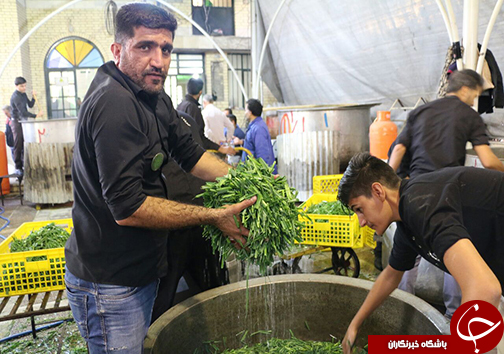 پخت آش 80 تنی در شیراز به روایت تصویر