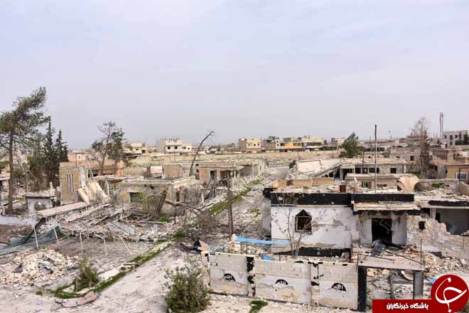 گزارش تصویری شهر تازه آزاد شده دیرحافر در حومه حلب