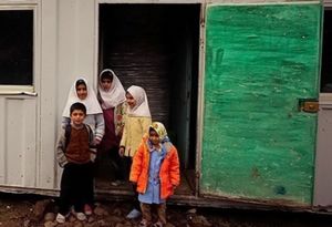یک مدرسه روستایی در سردشت سوخت