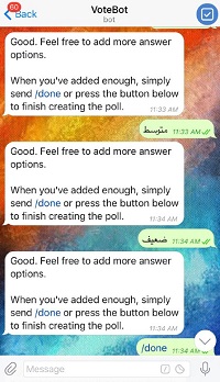 چگونه در تلگرام نظرسنجی ایجاد کنیم؟