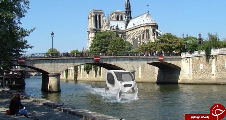 تاکسی هایی که روی آب حرکت می کنند!+تصاویر