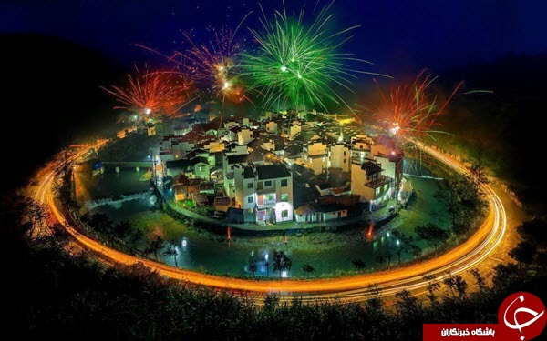 تصویری زیبا از جشن سال نو در چین