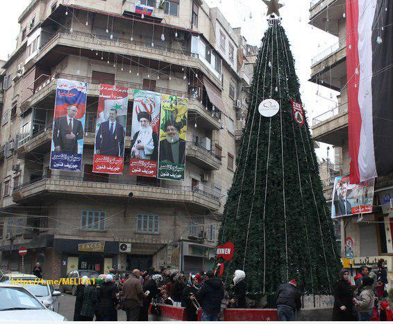 ////عکس جالبی از کریسمس در حلب