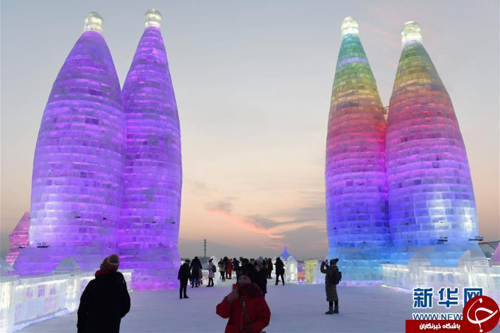 تصاویری دیدنی از مشهورترین فستیوال یخی جهان