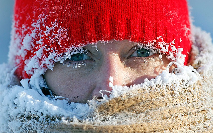 سردرترین دهکده جهان که در آن حتی صورت انسان هم یخ می‌زند!+تصاویر