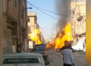 اولین ویدئو منتشر شده از انفجار مهیب در اسلام‌شهر