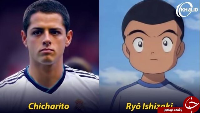 چهره‌های شاخص جهان فوتبال با شخصیت‌های کارتونی+تصاویر
