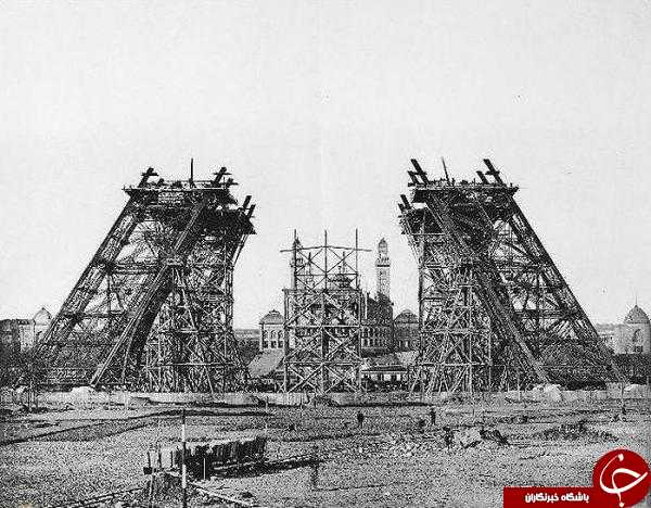 برج ایفل را در سال 1888 و در حین ساخت ببینید + تصویر