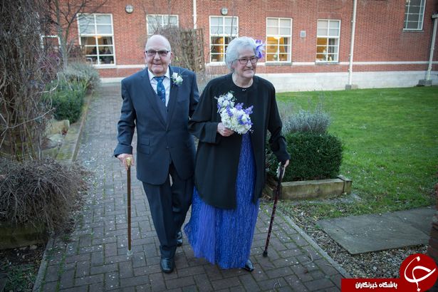 تازه عروس و دامادی که سنشان روی هم 171 سال است+تصاویر