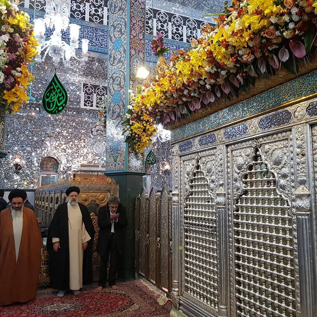 حضور تولیت آستان قدس درحرم حضرت زینب(س) +فیلم
