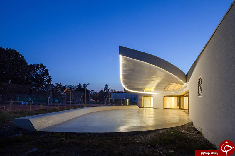 معماری و طراحی داخلی فوق العاده باشگاه تنیس استراسبورگ+تصاویر