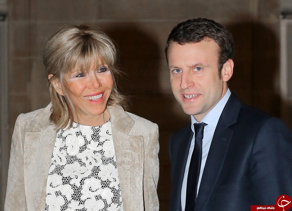 همسر امانوئل مکرون بیوگرافی امانوئل مکرون ازدواج جالب ازدواج با دختر بزرگتر اختلاف سنی در ازدواج اخبار فرانسه Emmanuel Macron