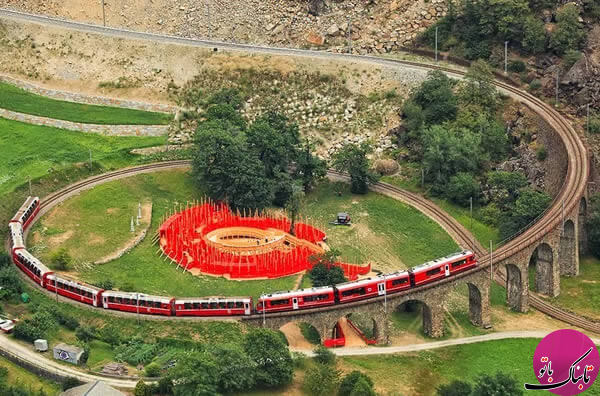 عجیب ترین خطوط راه آهن جهان +تصاویر