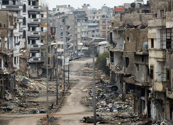 آبادی و ویرانی سوریه قبل و بعد از حمله داعش+ عکس