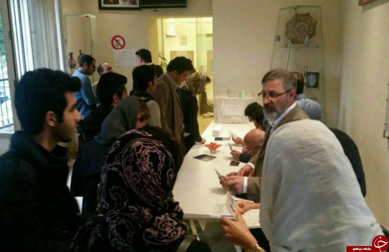 شعبه اخذ رای در میلان-ایتالیا+تصاویر