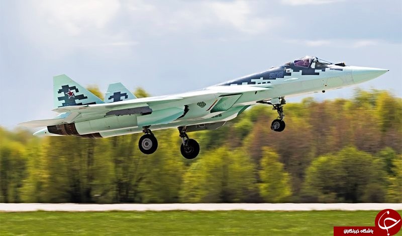 انتشار تصویر بی سابقه از جنگنده تی 50 روسیه