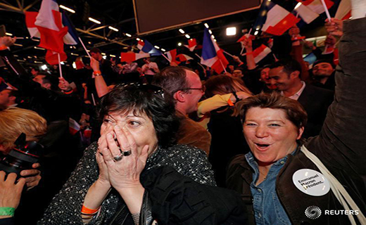 رقابت تنگاتنگ نامزدهای انتخاباتی فرانسه/ احتمال راه یابی ماکرون و لوپن به دور دوم/ فیون شکست در انتخابات را پذیرفت+تصاویر