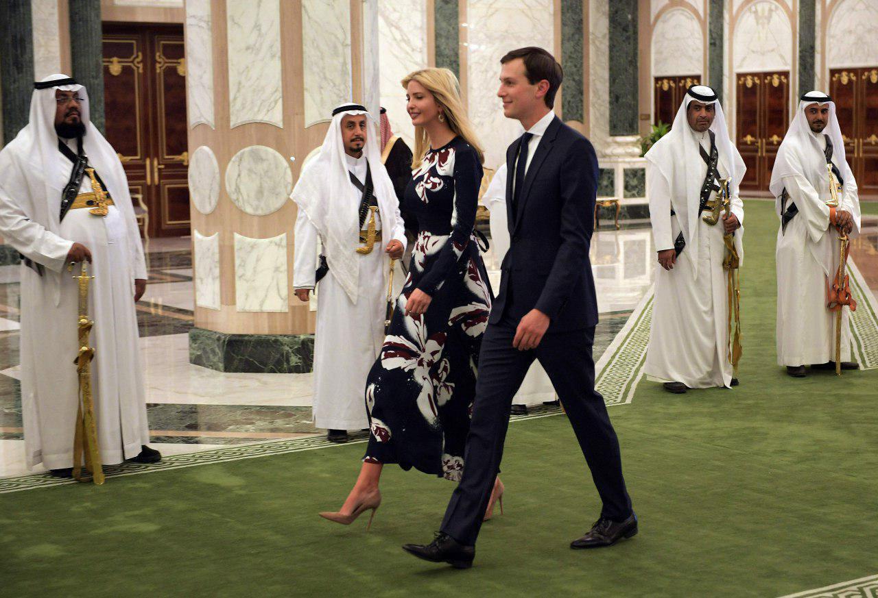 نگاه معنی دار درباریان سعودی به دختر ترامپ + عکس