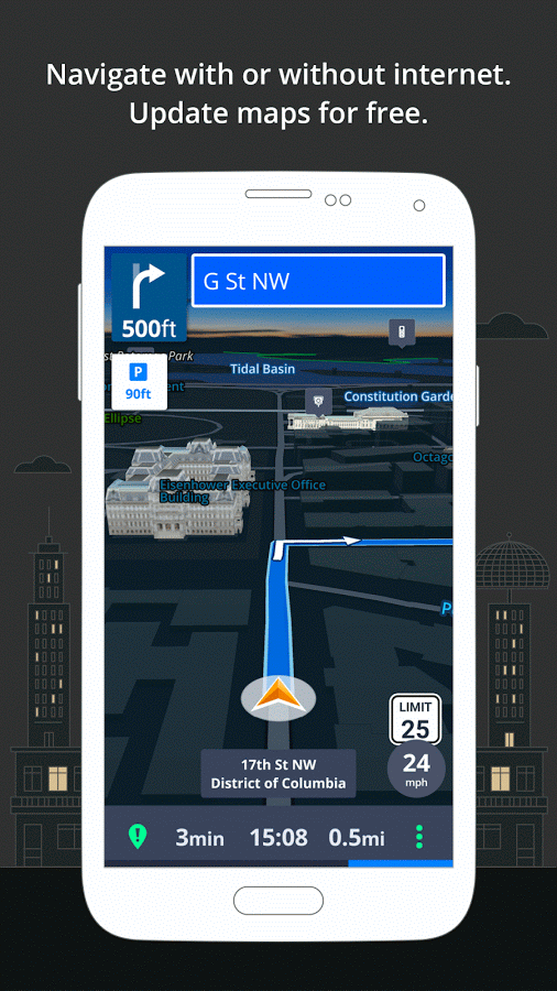 دانلود Sygic: GPS Navigation برای اندروید و ios ؛ بهترین مسیریاب گوشی هوشمند با سخنگوی فارسی و نقشه ایران