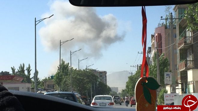 انفجار قوی نزدیک سفارت‌خانه‌های خارجی و دفتر خبرگزاری صدا و سیمای ایران در کابل+ عکس