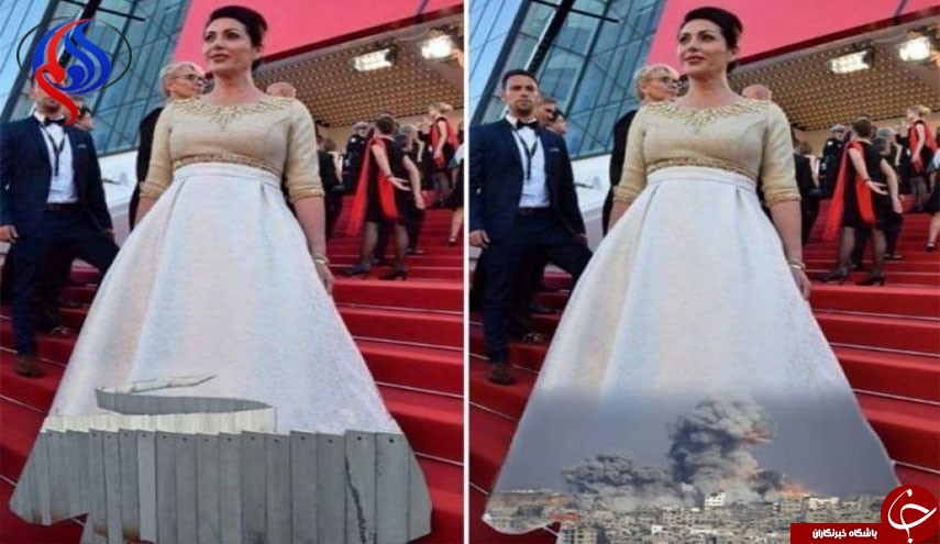 اعتراض خلاقانه به لباس جنجالی وزیر زن صهیونیست+ تصاویر