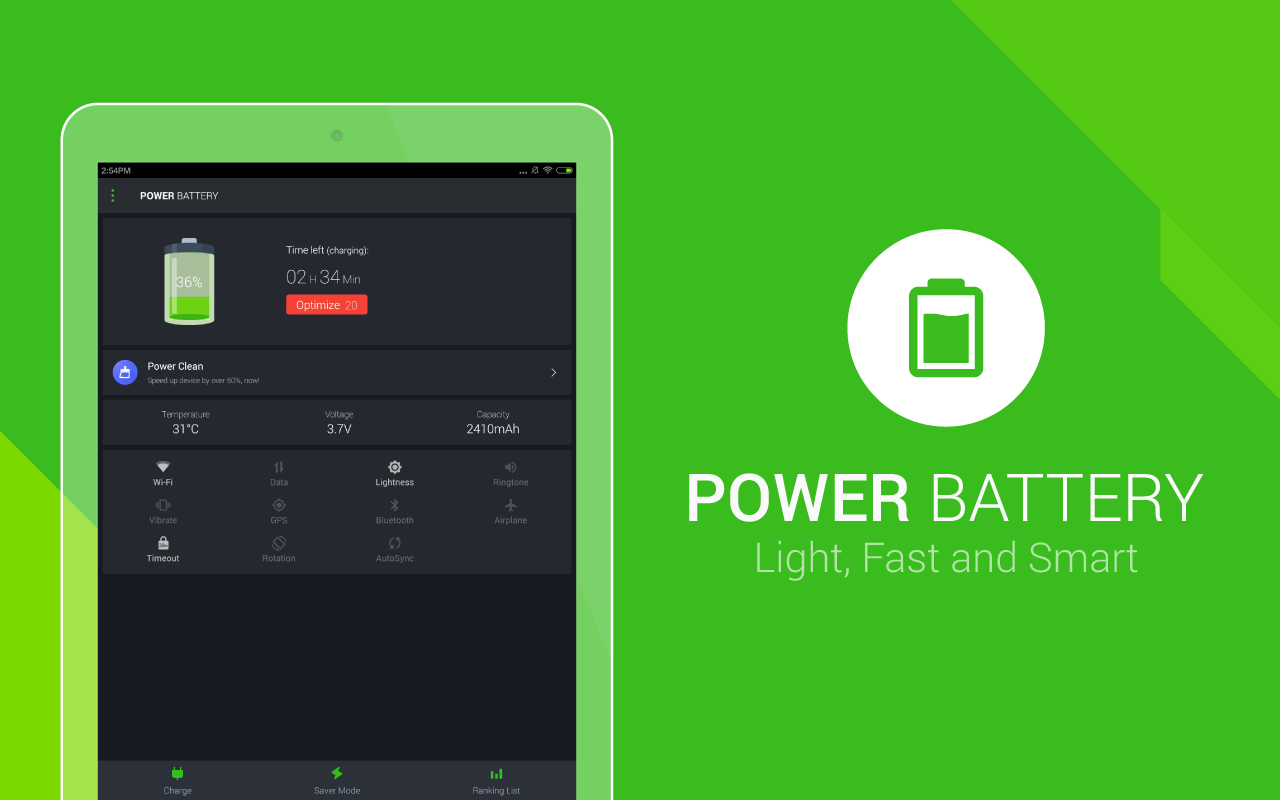 دانلود پاور باتری Power Battery Saver  برای اندروید/افزایش شگفت انگیز عمر باتری