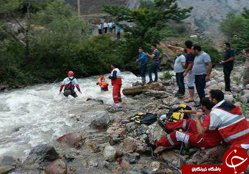 کشف جسد کودک تهرانی در رودخانه چالوس/ تصادف 3 خودرو سواری در محور بهادرآباد-رودبار با 2 کشته و 3 مجروح