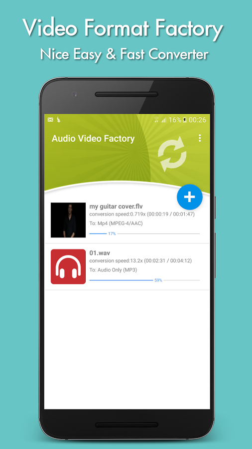 دانلود Video Format Factory 3.2 برای اندروید ؛ تبدیل حرفه ای فرمت های صوتی و تصویری