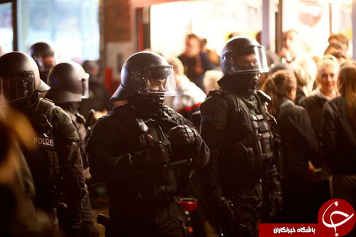 هامبورگ صحنه خشونت پلیس علیه معترضان به جی 20 + تصاویر