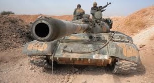تانک‌های سوری باقی مانده داعش را هدف گرفتند + فیلم