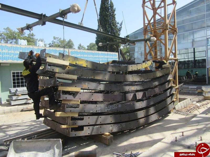 تشریح مراحل ساخت گنبد جدید حرم امام حسین(ع) +عکس
