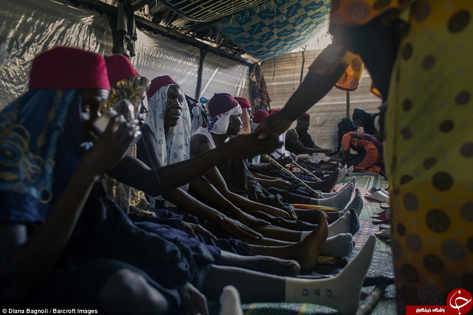 مراسم عجیب مردان سنگالی برای نمایش قدرت+تصاویر