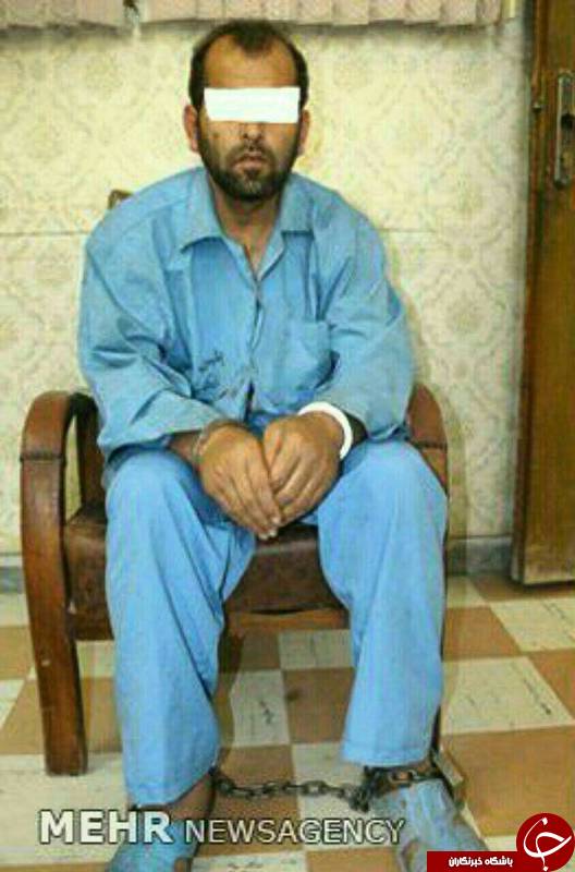 اولین تصویر از قاتل آتنا در لباس زندان