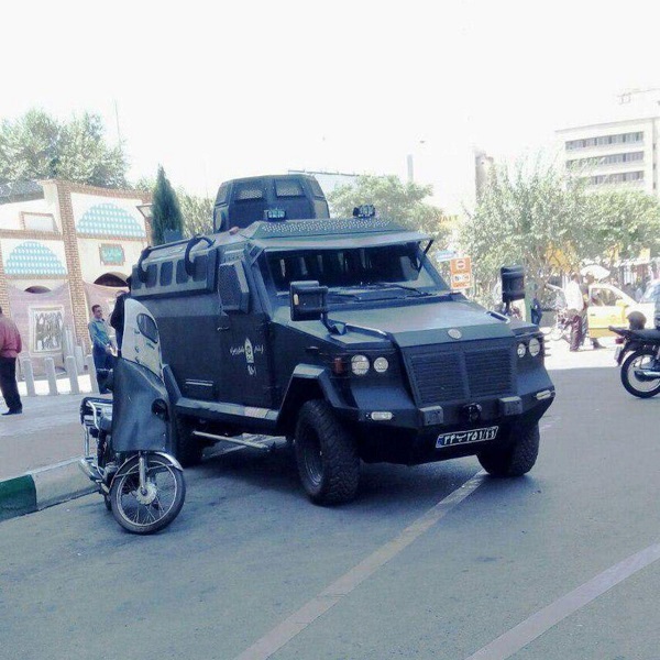 خودروی زرهی ویژه مراسم تحلیف برای تامین امنیت بیشتر