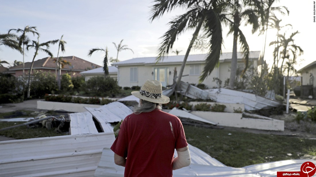 توفان ایرما فلوریدا را ویران و آن را ترک کرد+ تصاویر