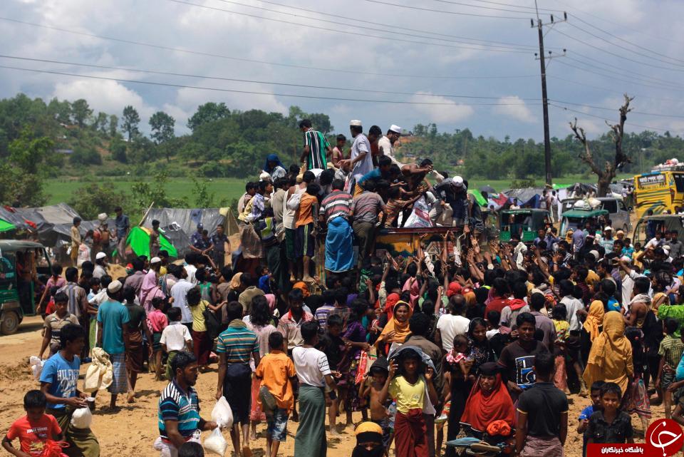 دردناک ترین عکس از حادثه کشتار مسلمانان میانمار