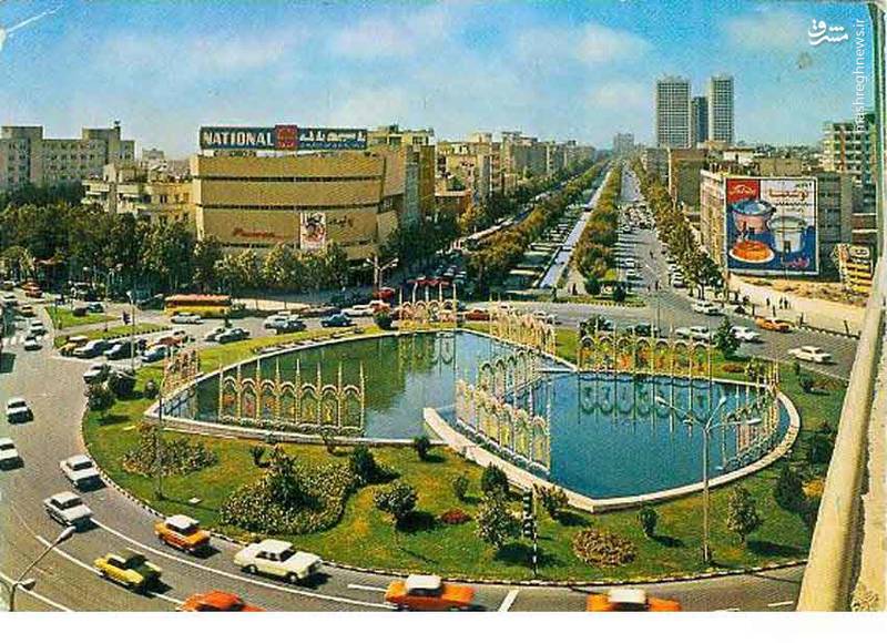 تصاویری کمیاب از میدان ولیعصر در دهه ۵۰