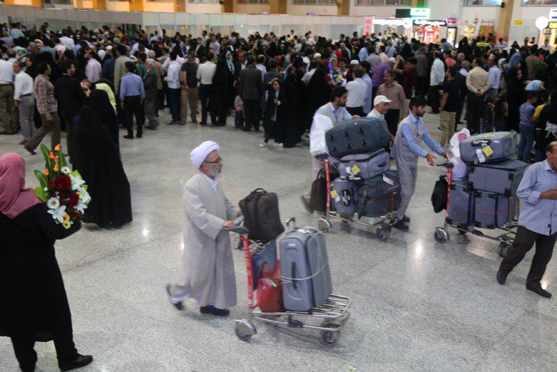 رضایت مندی حجاج و خانوده‌های آنان از نحوه خدمات رسانی در فرودگاه مشهد