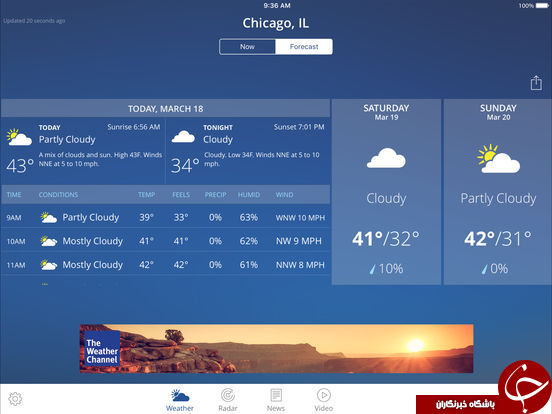 دانلود GO Weather Forecast & Widgets Premium v6.054 – بهترین برنامه هواشناسی