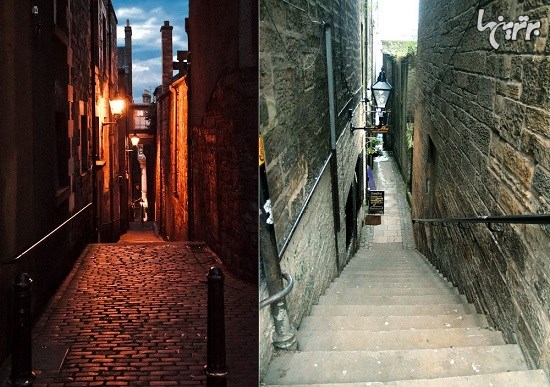 راز بن بست‌های فراوان ادینبورگ در اسکاتلند+تصاویر