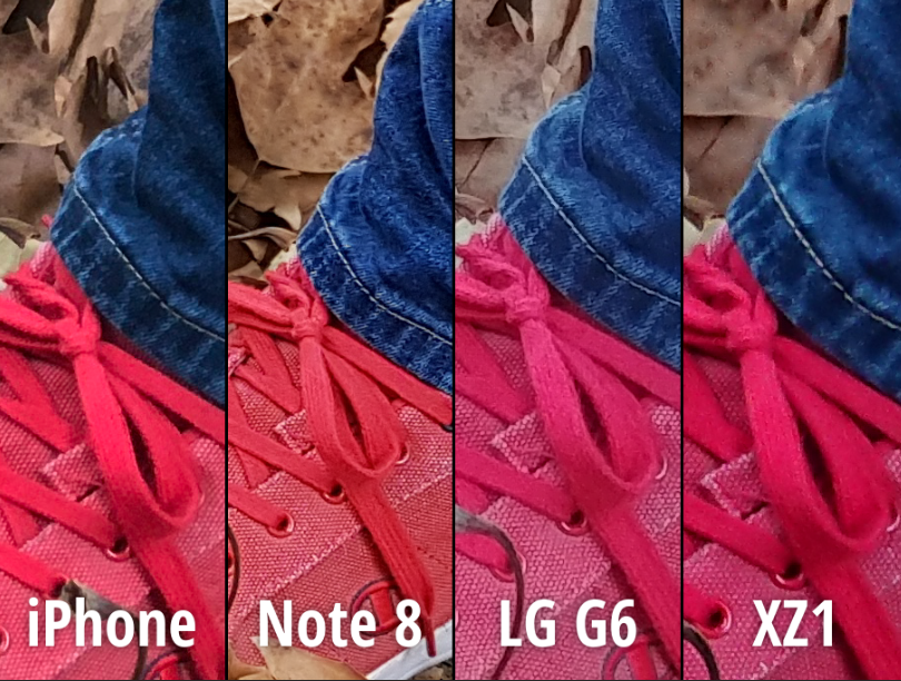 مقایسه دوربین های بهترین گوشی های هوشمند بازار:آیفون 8 پلاس،گلکسی نوت 8،ال جی  G6و اکسپریا XZ1+تصاویر