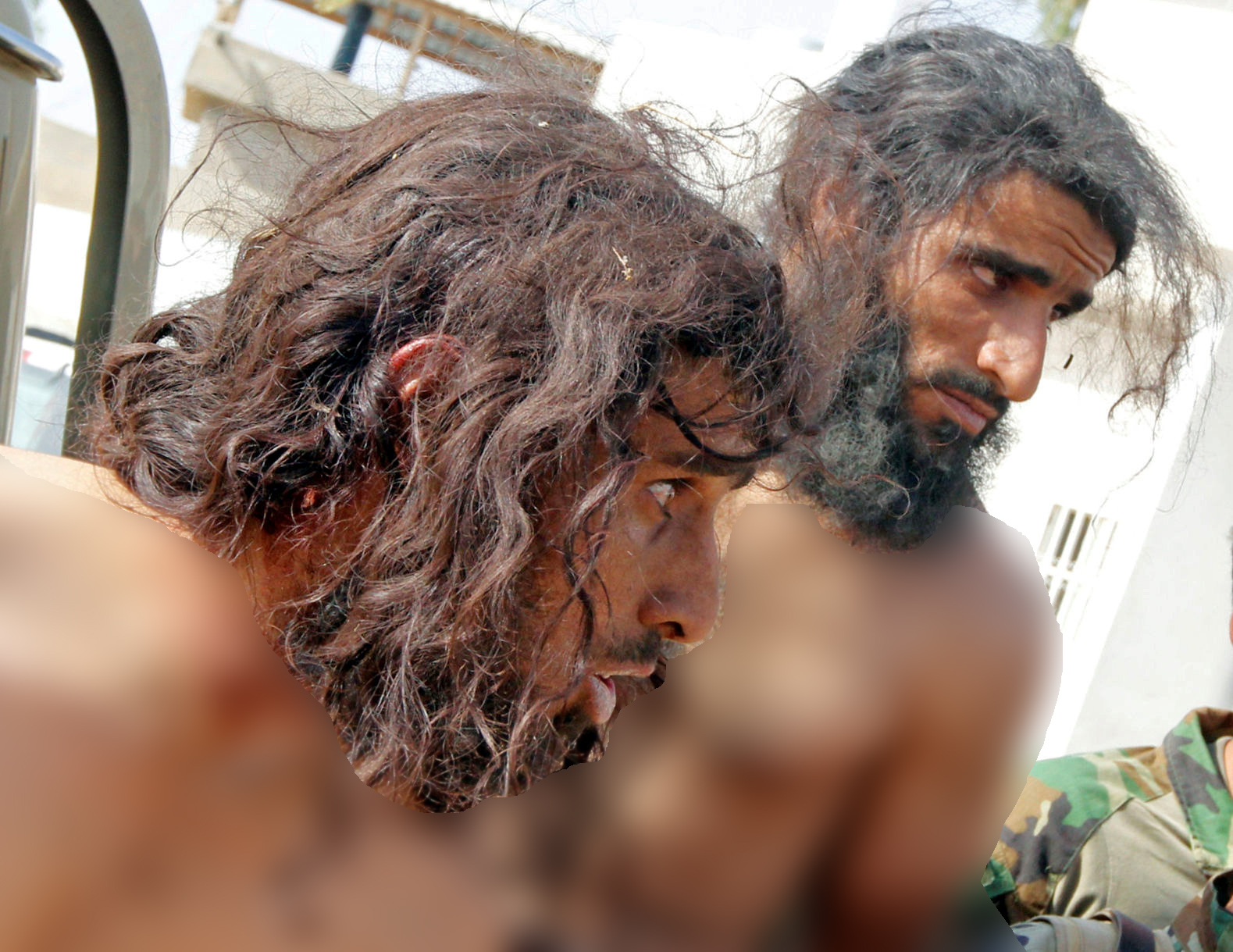 داعشی‌های گرفتار شده در اسارت نیروهای پیشمرگه