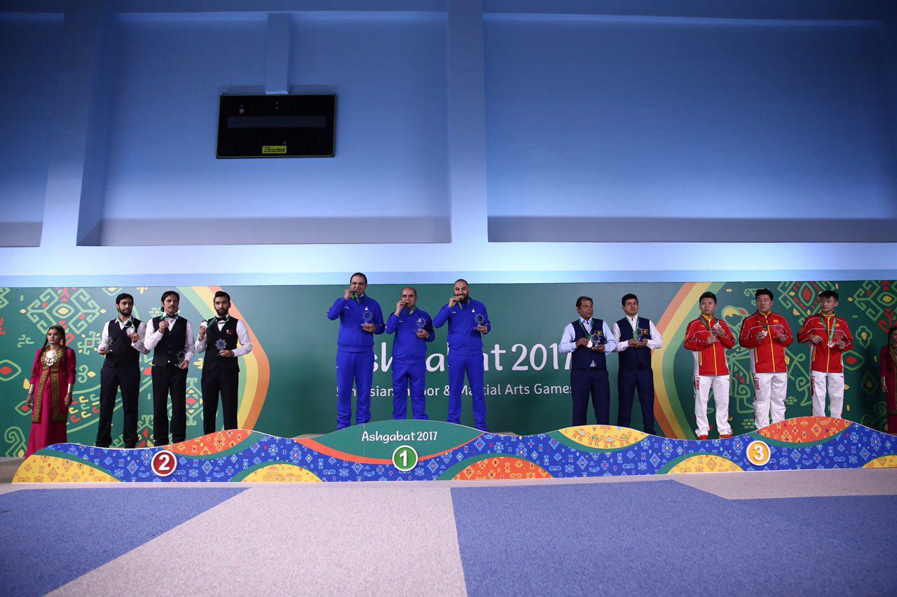 تصاویر روز نهم بازی‌های آسیایی داخل سالن ۲۰۱۷ ترکمنستان