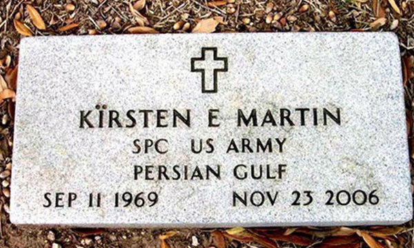 نام خلیج فارس بر روی سنگ قبر سربازان آمریکایی + عکس