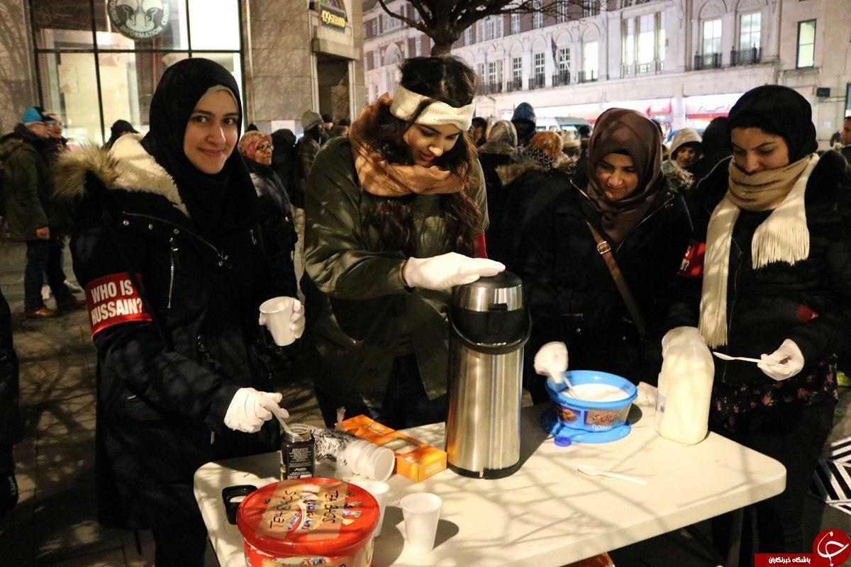 کمپین دوستداران حسین ع در لندن + تصاویر
