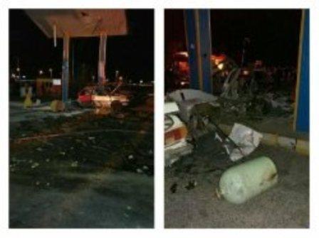 جاسازی مواد مخدر در سیلندر گاز علت انفجار خودرو در رفسنجان اعلام شد