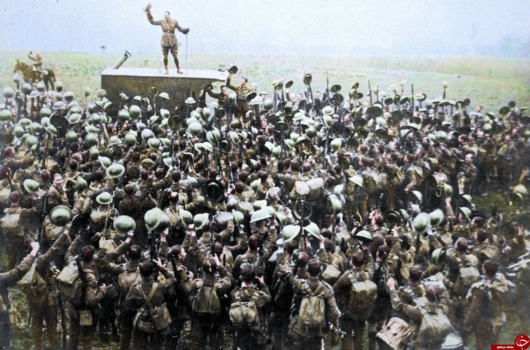 تصاویر رنگی دیده نشده از پایان جنگ جهانی اول