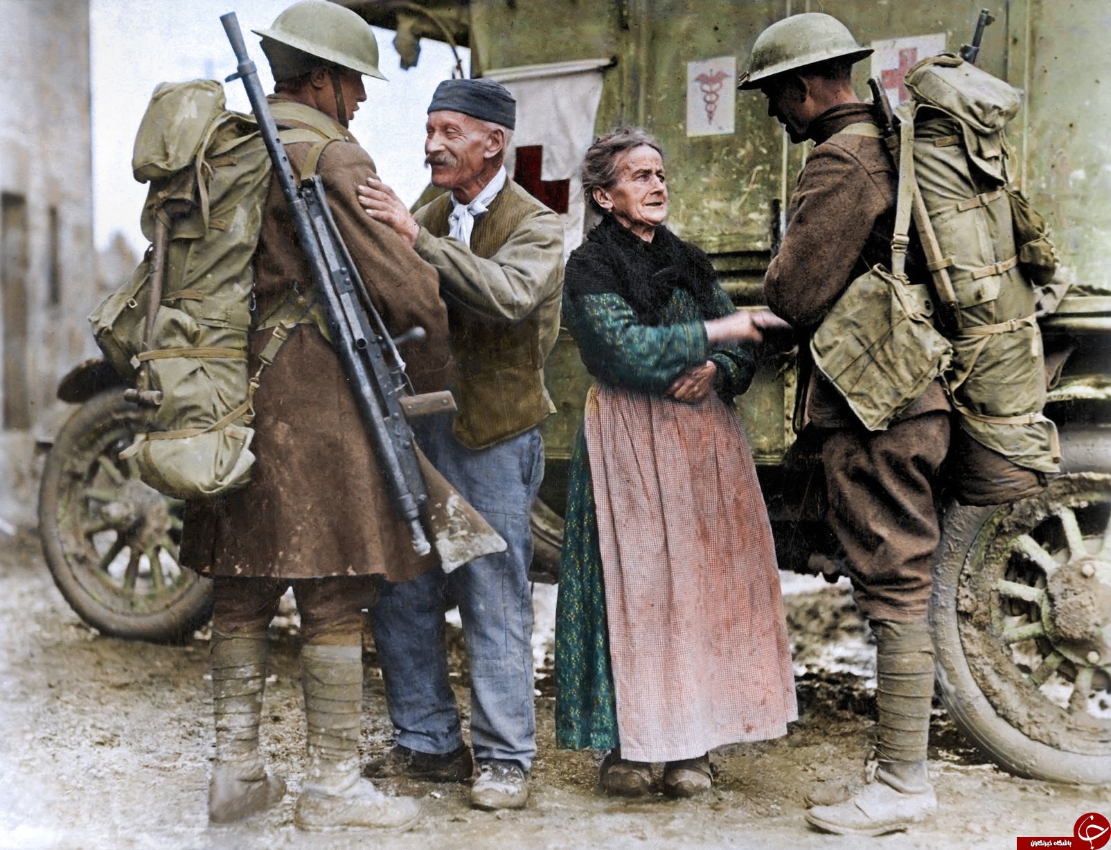 تصاویر رنگی دیده نشده از پایان جنگ جهانی اول